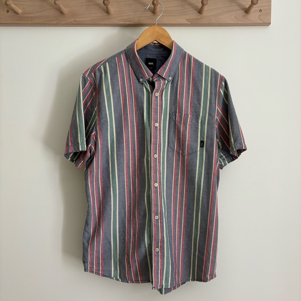 ✨FINAL SALE✨ Van’s Striped Buttondown Shirt, M